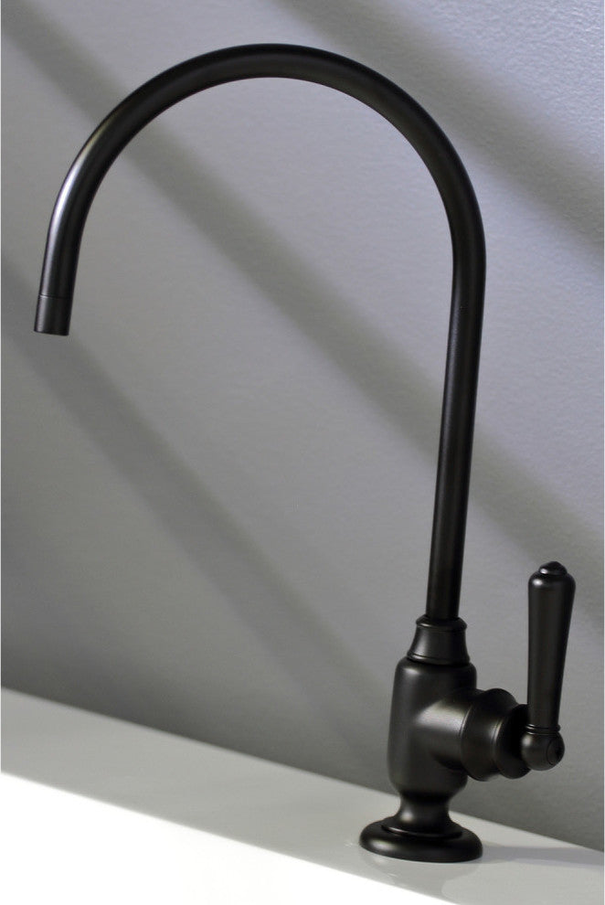 Kingston Brass Single-Handle Water Filtration Faucet, Matte Black