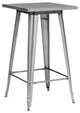 Design Lab Dreux Gunmetal 1 Steel Bar Table Gray