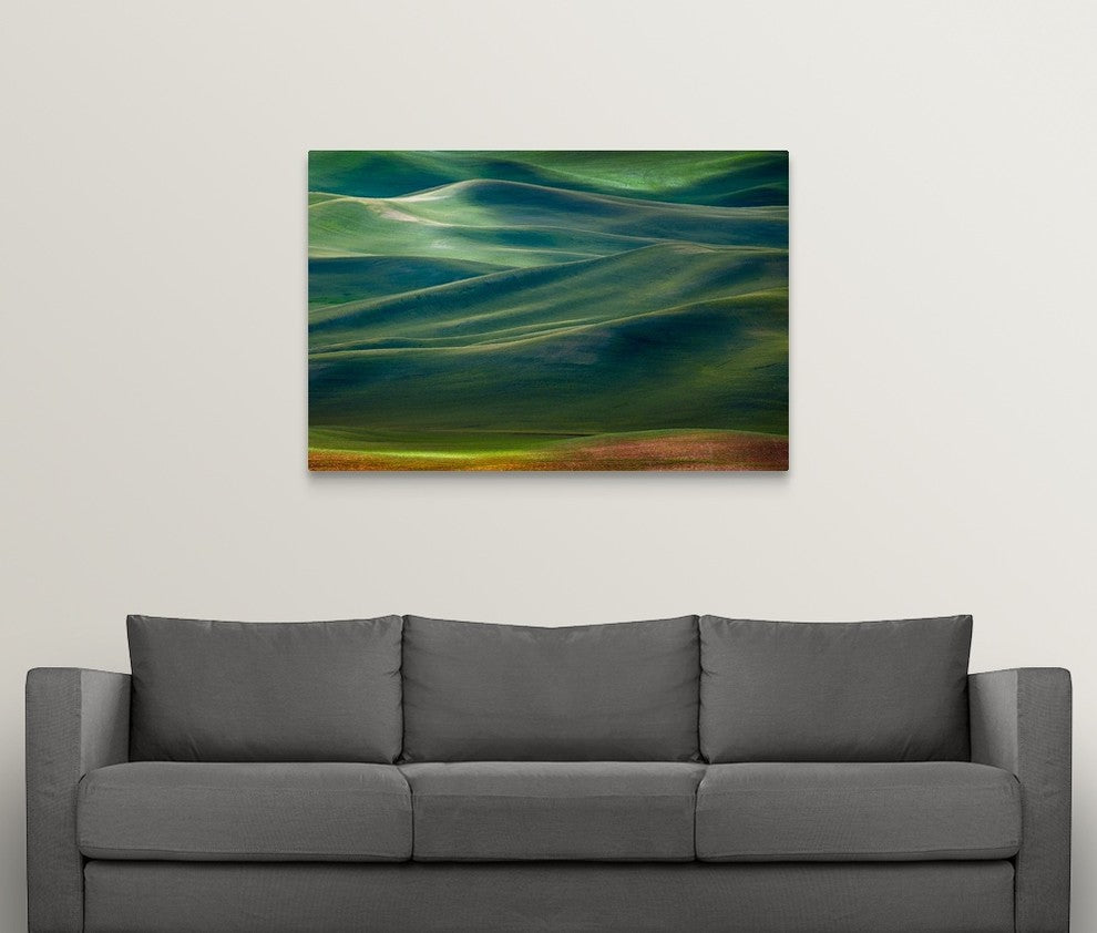 "Palouse Hills" Wrapped Canvas Art Print, 48"x32"x1.5"