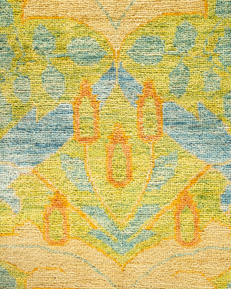 Arts and Crafts, One-of-a-Kind Hand-Knotted Area Rug, 11'10"x17'2"