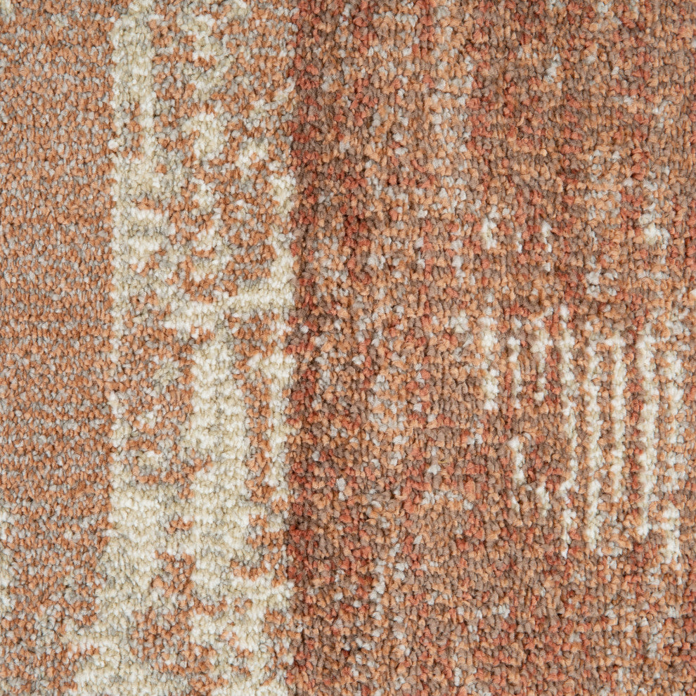 Jordan Aly Area Rug, Sand, 5'3" x 7'6", Geometric