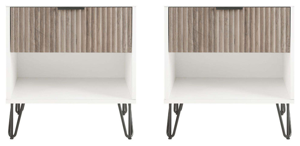 Manhattan Comfort DUMBO Nightstand, Set of 2