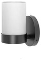 Glam Sconce, Matte Black, Single