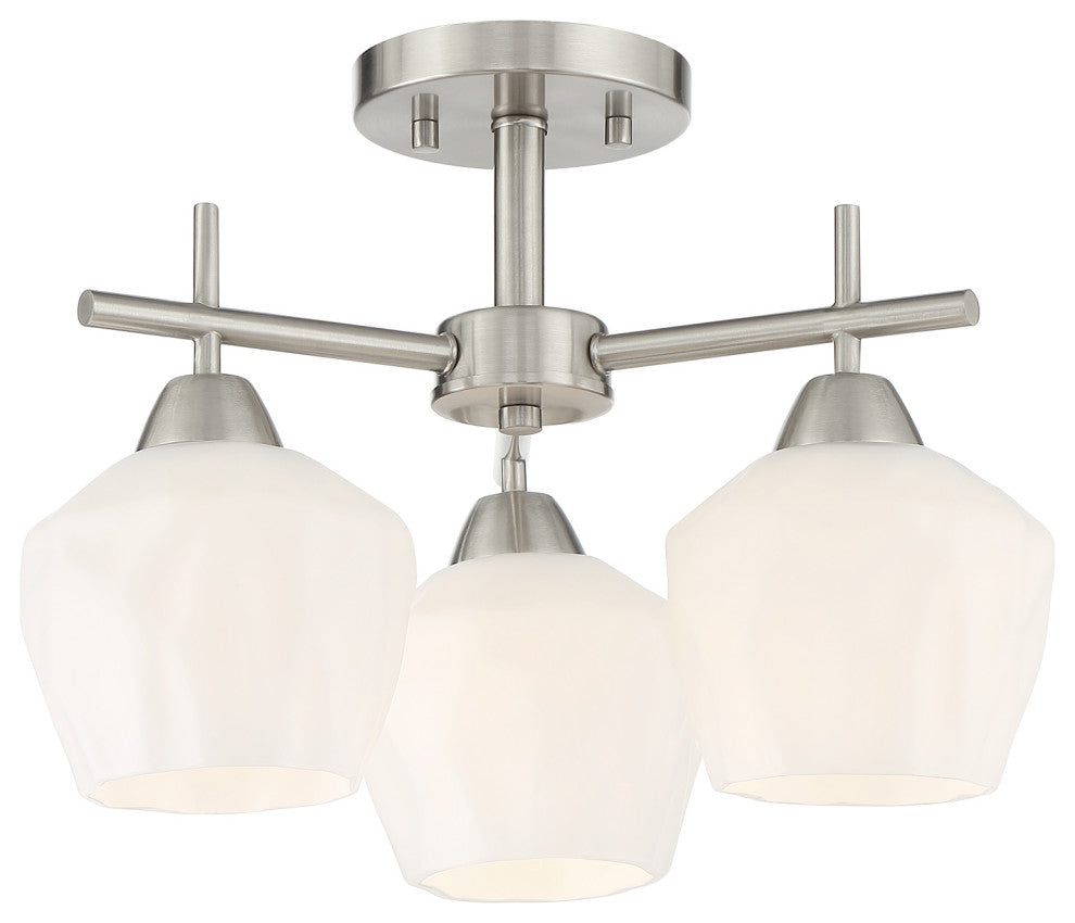 Minka Lavery Camrin 3 Light Chandelier / Semi Flush