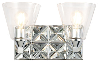 Alpha 2 Light Bath Vanity Light, Polished Chrome