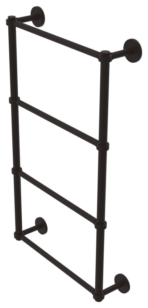 Prestige Skyline 4 Tier 36" Ladder Towel Bar, Groovy Detail, Oil Rubbed Bronze