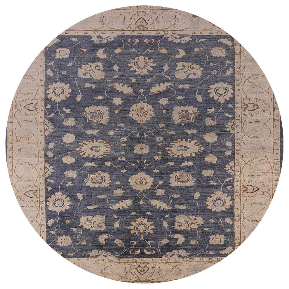 Ahgly Company Indoor Round Mid-Century Modern Area Rugs, 4' Round