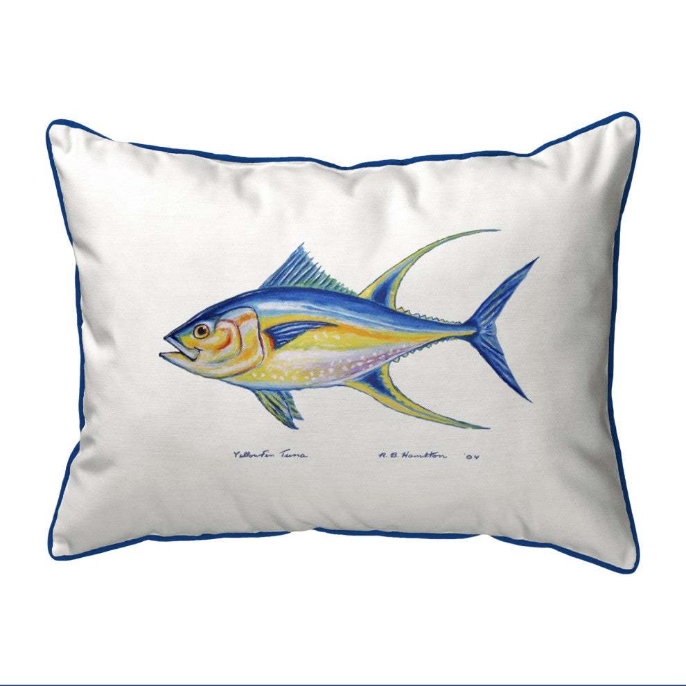 Betsy Drake Tuna Large Indoor/Outdoor Pillow 16x20