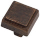 Profilo Knob, Light Bronze, Square Knob