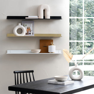 Billy Wall Mounted Shelves, Black, 36"