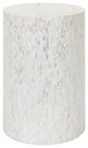 Surya Iridescent ISC-001 End Table, Ivory/Gray