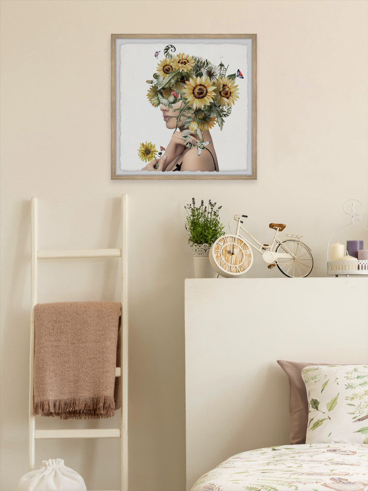 "Really Pretty" Framed Painting Print, 32x32