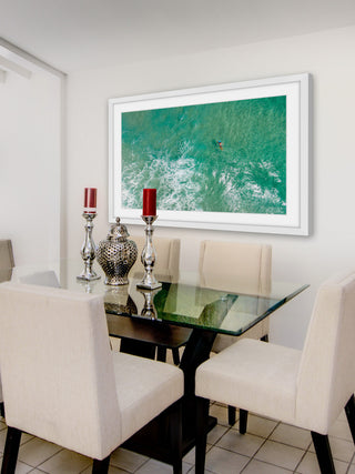 "Waiting For The Wave" Framed Print by Karolis Janulis