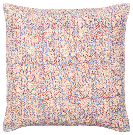 Surya Prisha Brick Red Pillow Shell With Polyester Insert 18"H X 18"W