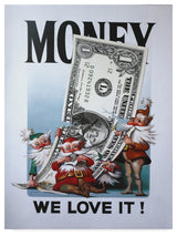 "Money" by D. Rusty Rust, Canvas Art