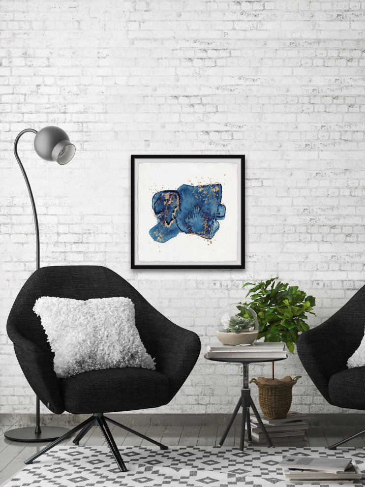 "Distorted Anomaly" Framed Painting Print, 18x18