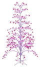 Pink LED Lighted Christmas Cascade Twig Tree Outdoor Yard Art Decoration, 6'