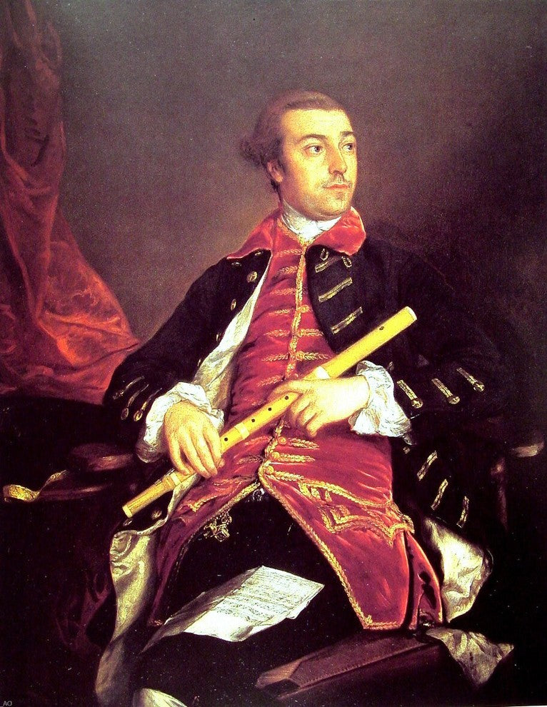 Thomas Gainsborough William Wollaston, Gallery Wrapped Canvas Print, 21"x28"