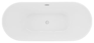 Ivy 60" Double Slipper Freestanding Bathtub