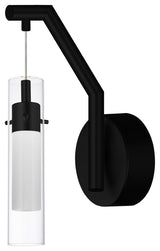 Olinda LED Integrated Black Wall Light