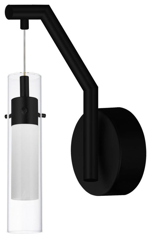 Olinda LED Integrated Black Wall Light