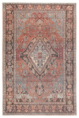 Jaipur Living Wesleyan Medallion Rust/Gray Area Rug (7'10"X9'10")