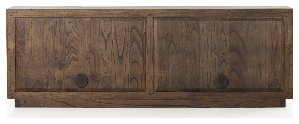Tussac Media Console, Matte Brown Neem