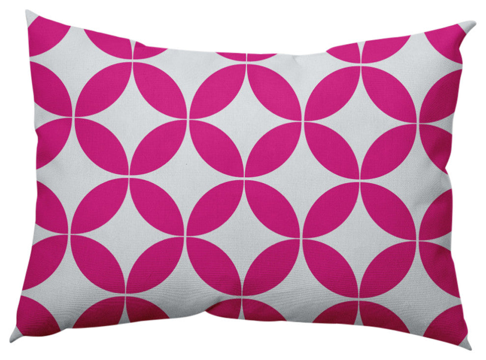 Eye Opener Decorative Throw Pillow, Orchid, 14"x20"