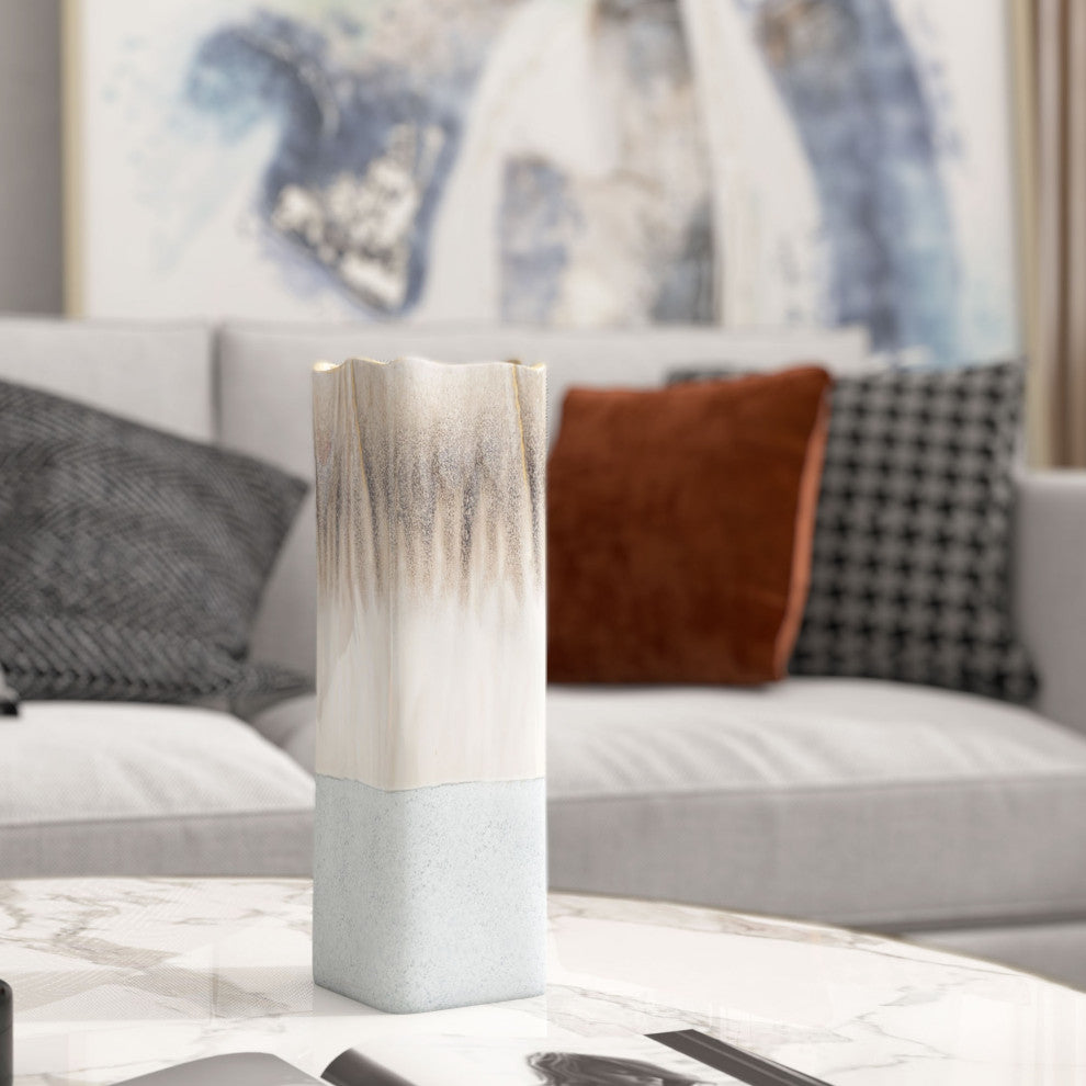 Saunton Ceramic Table Vase, Small
