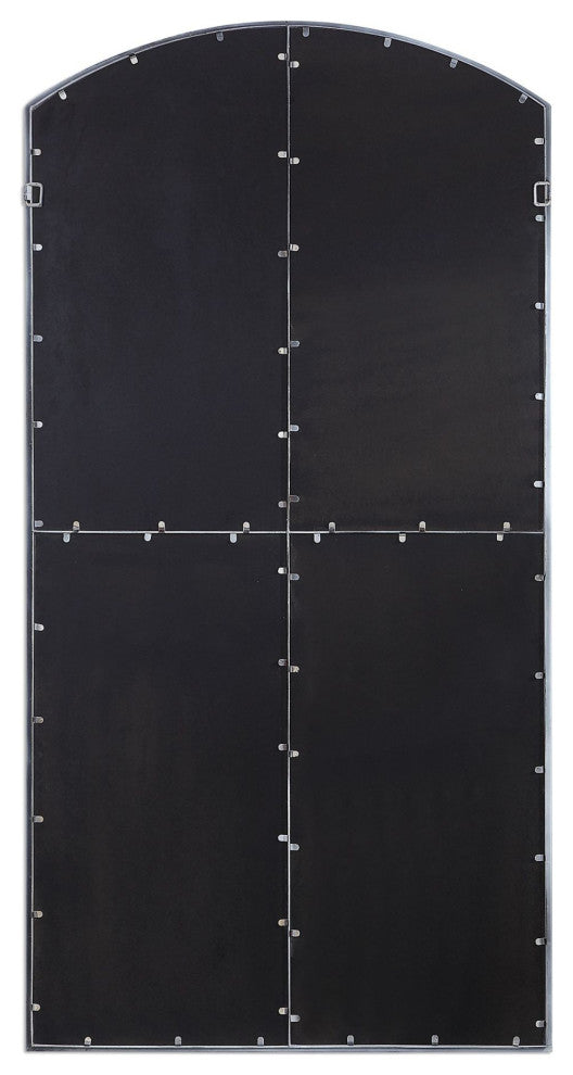 Uttermost 09542 Amiel 42-1/4" W x 82" H Arched Framed Bathroom - Rust Gray