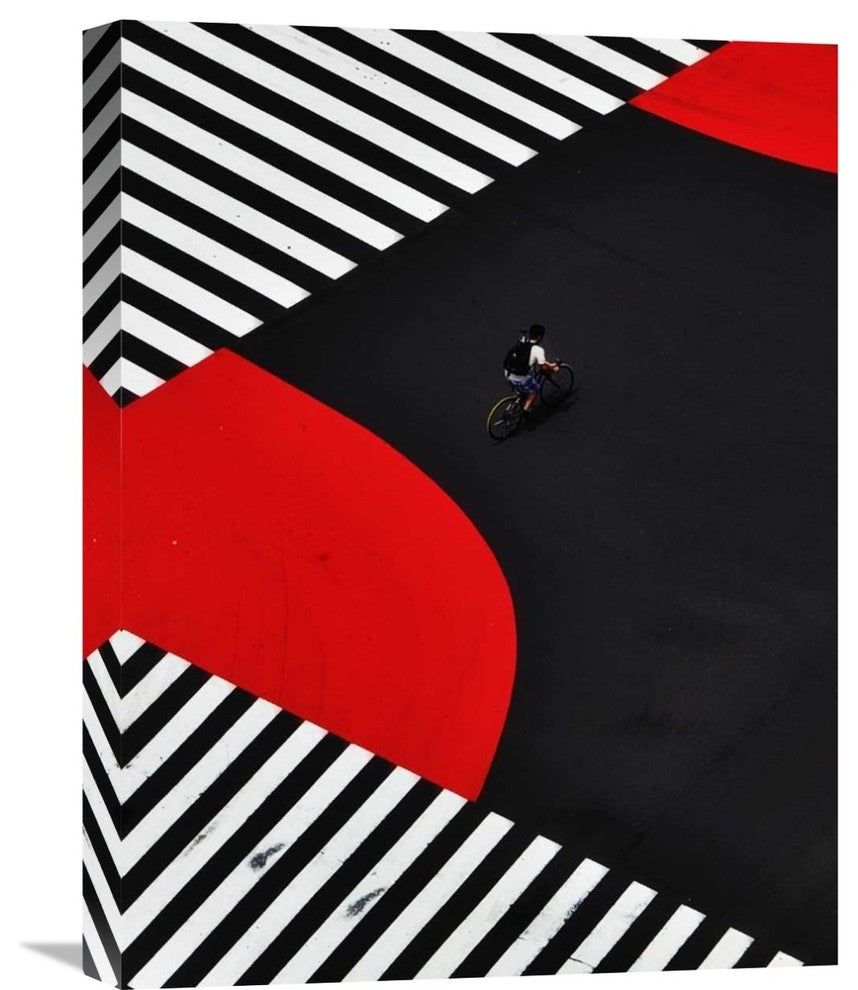 "Along A Road" Stretched Canvas Giclee by Keisuke Ikeda, 17"x22"