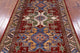 Super Kazak Geometric Handmade Wool Rug 4' 0" X 5' 11" Q10531