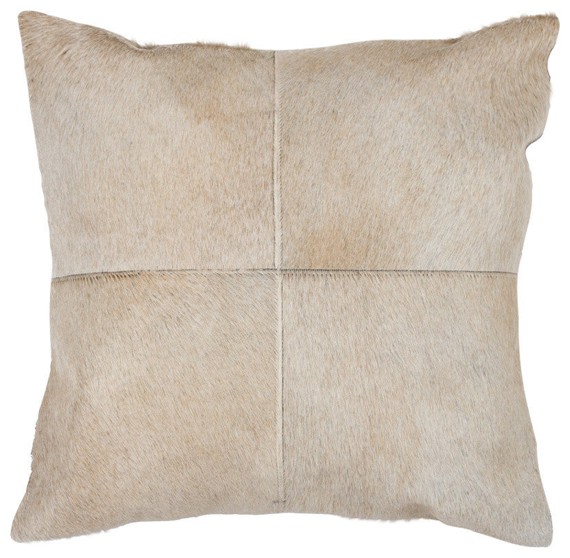 Natural Torino Quatro Large Pillow 18"x18", Natural