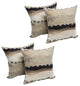 17" Tapestry Throw Pillows With Inserts, Set of 4, Dessert Horizon