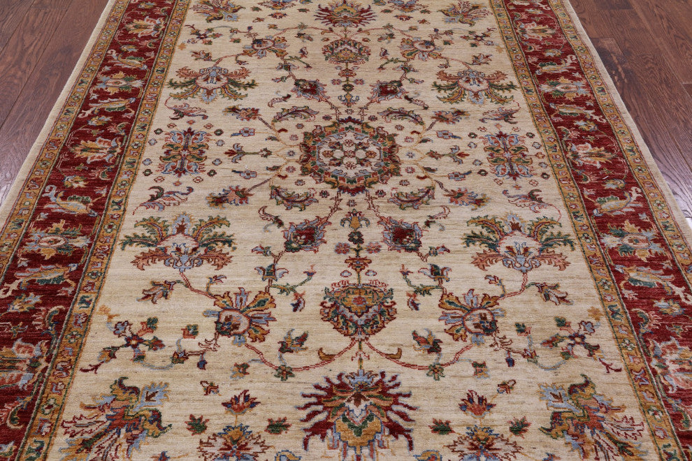 Persian Tabriz Hand-Knotted Wool Rug 5' 1" X 8' 0" Q11273