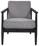 Uttermost Brunei Modern Gray Accent Chair