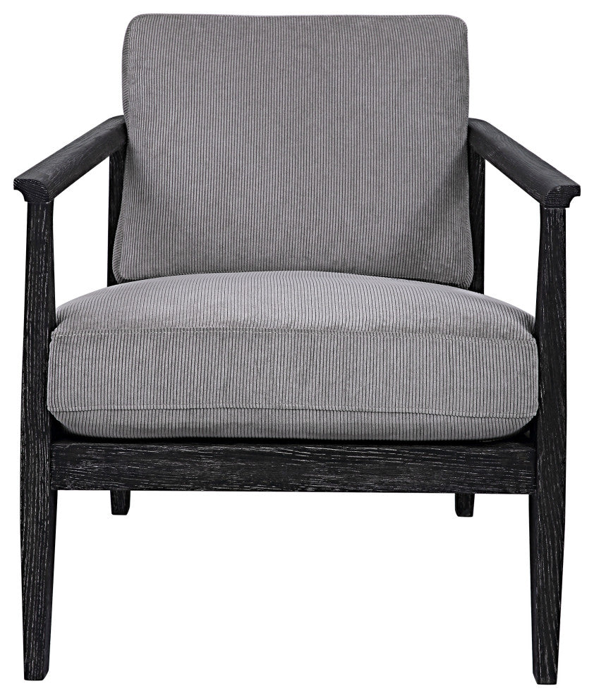 Uttermost Brunei Modern Gray Accent Chair