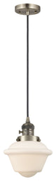 Innovations 201CSW-AB-G531 Oxford 1 Light Mini Pendant, Switch, Antique Brass