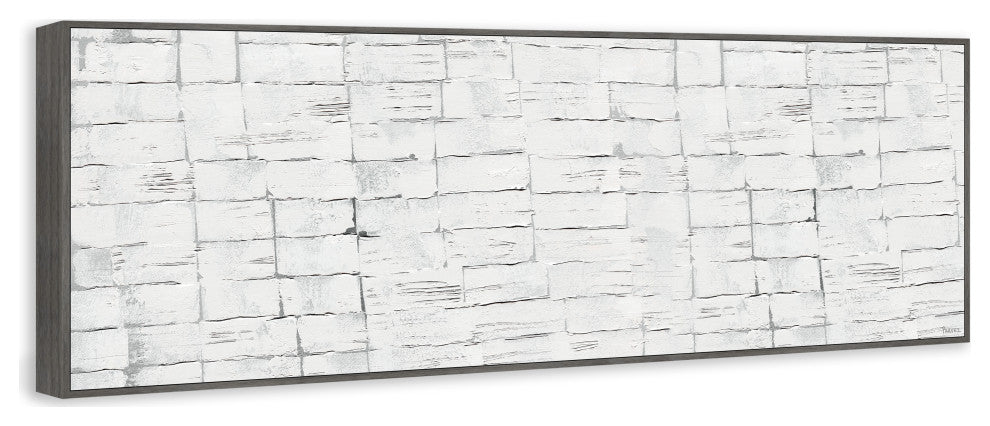 "Fair Division" Floater Framed Painting Print on Canvas, 45x15
