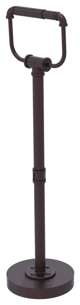 Pipeline Free Standing Toilet Tissue Stand, Antique Bronze