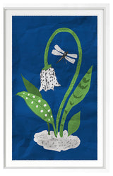 Spotted Tulip 1 (White) Fine Art Print, White, 40"x26"