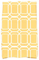 18"x30" O the Fun, Geometric Print Kitchen Towel, Yellow