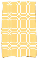 18"x30" O the Fun, Geometric Print Kitchen Towel, Yellow