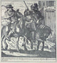 Jacques Lagniet Don Quixote and Sancho Pansa, 20"x25" Wall Decal