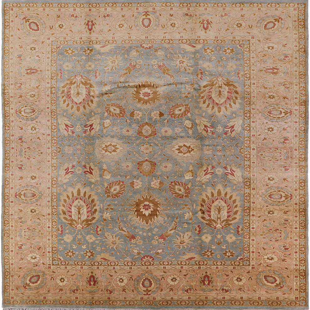 Ahgly Company Indoor Square Mid-Century Modern Area Rugs, 7' Square