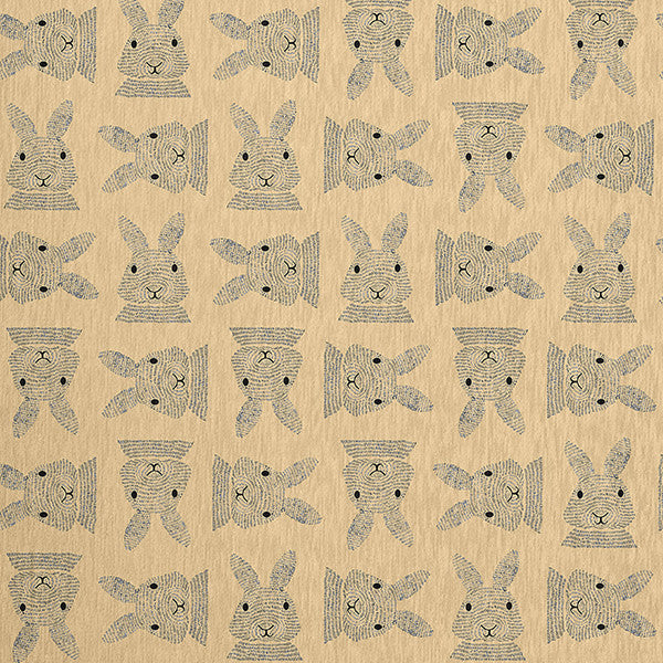Criss Cross Bunnies Easter Chenille Rug, Corn Yellow, 5'x7'