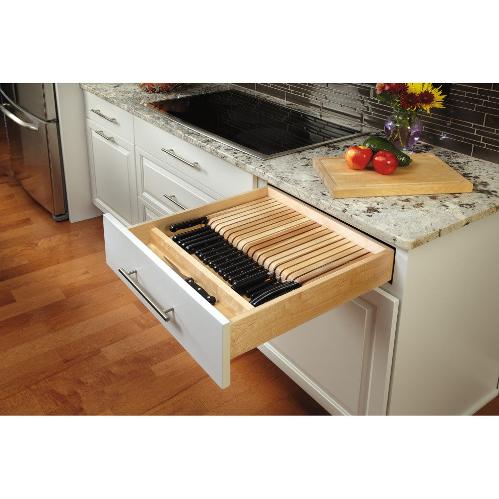 Wood Trim To Fit Knife Block Drawer Insert Organizer