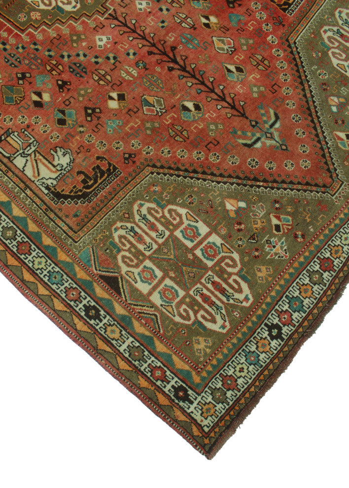 Semi-Antique Fariborz Rust Rug