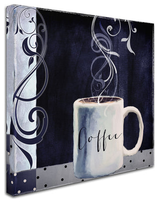 Color Bakery 'Cafe Blue I' Canvas Art, 24"x24"