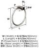 Amerock Monument Contemporary Towel Ring, Brushed Nickel